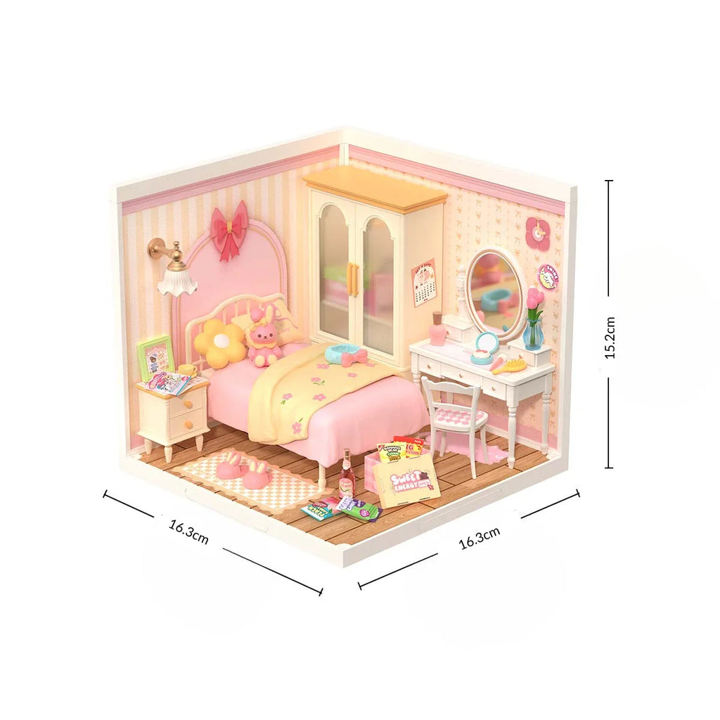 Lovely Pink Bedroom | Miniature House DIY