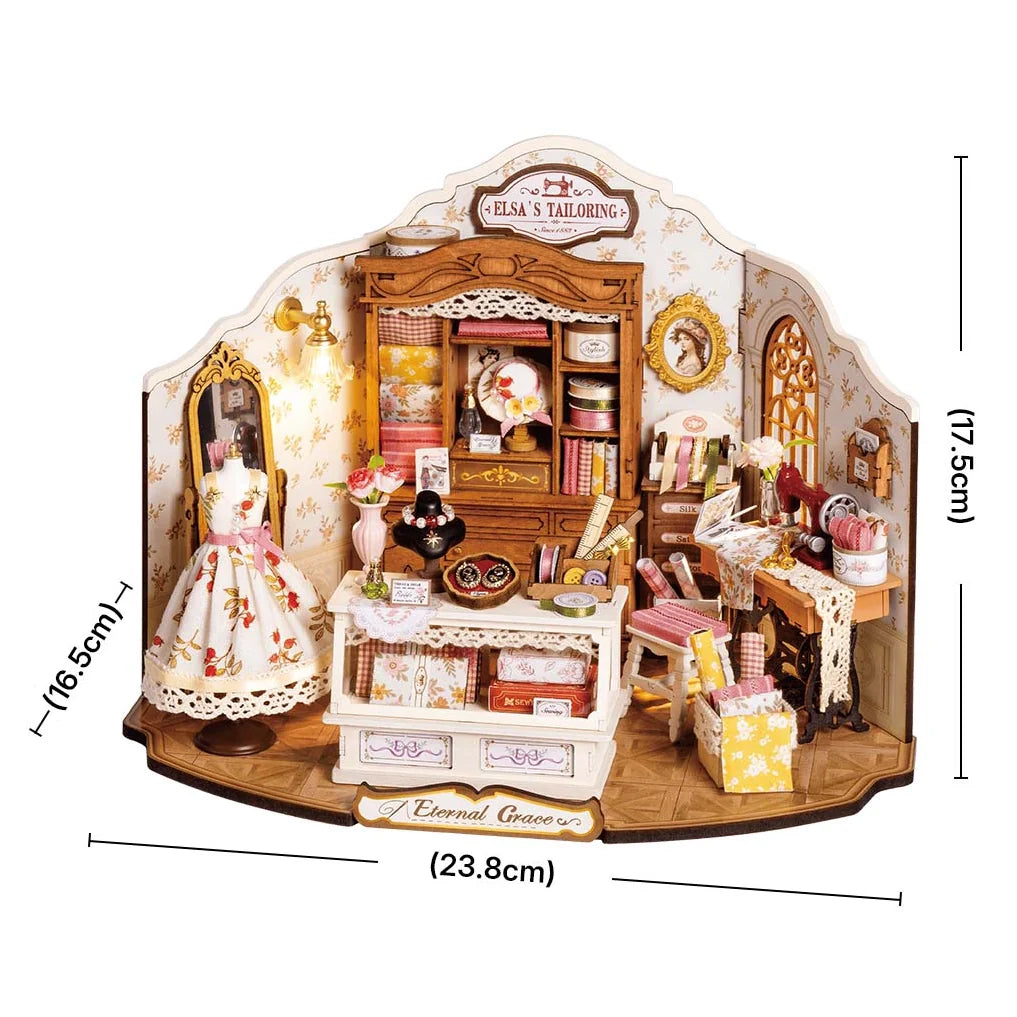 Retro Sewing Atelier | Miniature House DIY