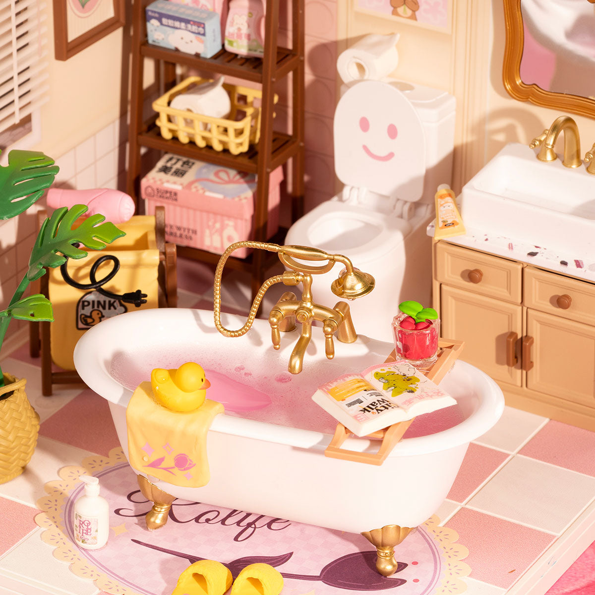 Pop Bubble Bathroom | Miniature House DIY