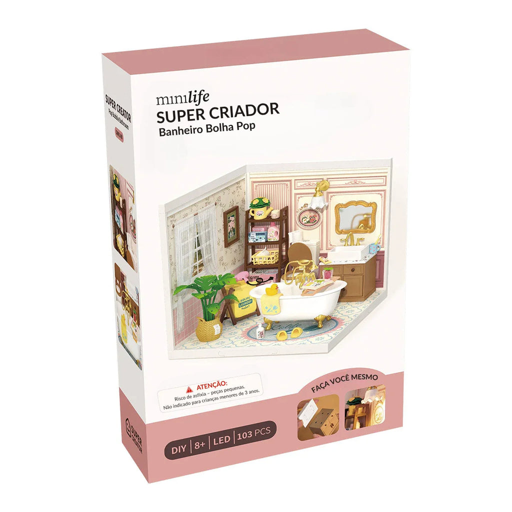 Pop Bubble Bathroom | Miniature House DIY