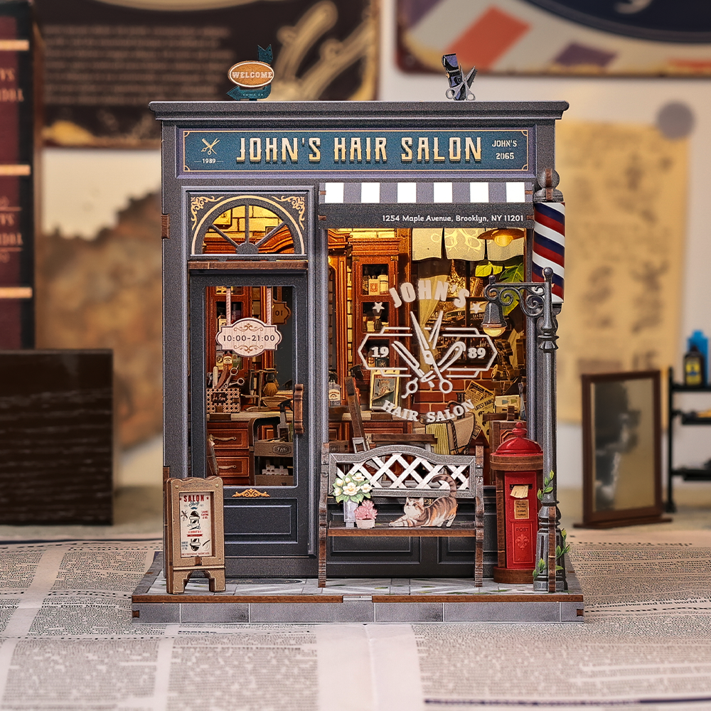John’s Barbershop | Miniature House DIY