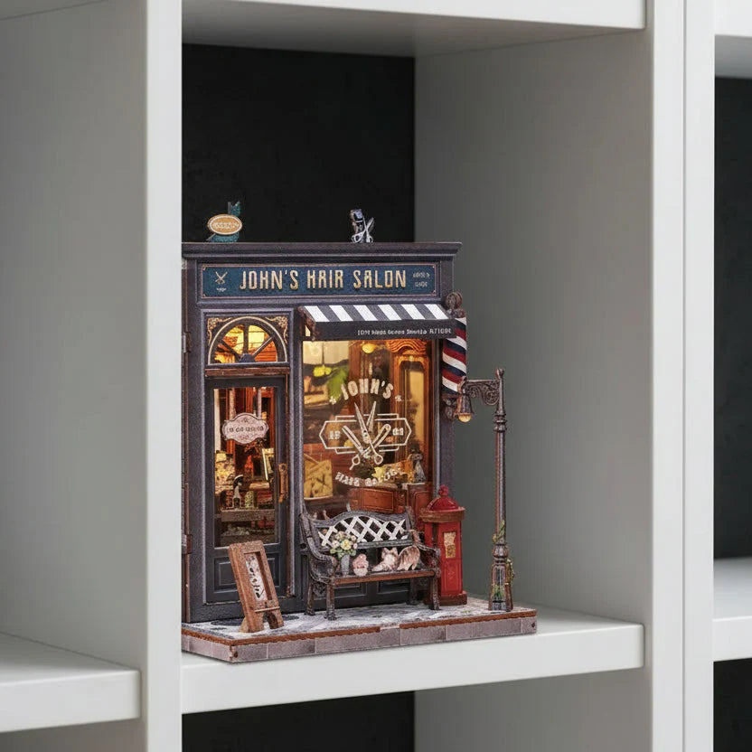 John’s Barbershop | Miniature House DIY
