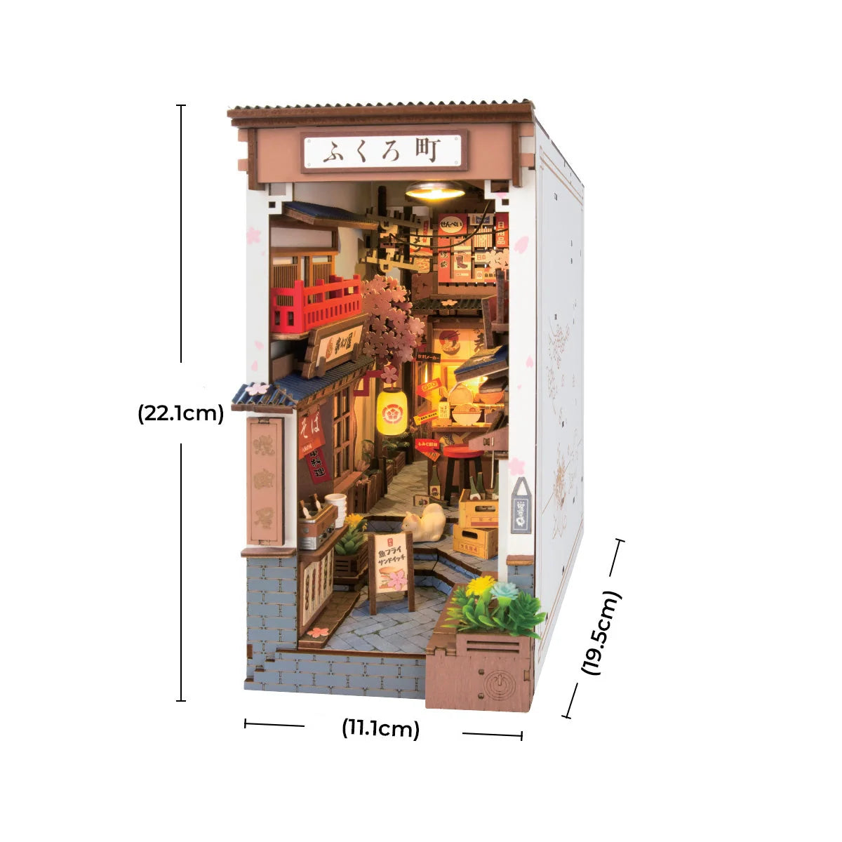 Sakura Wine Alley | Book Nook DIY