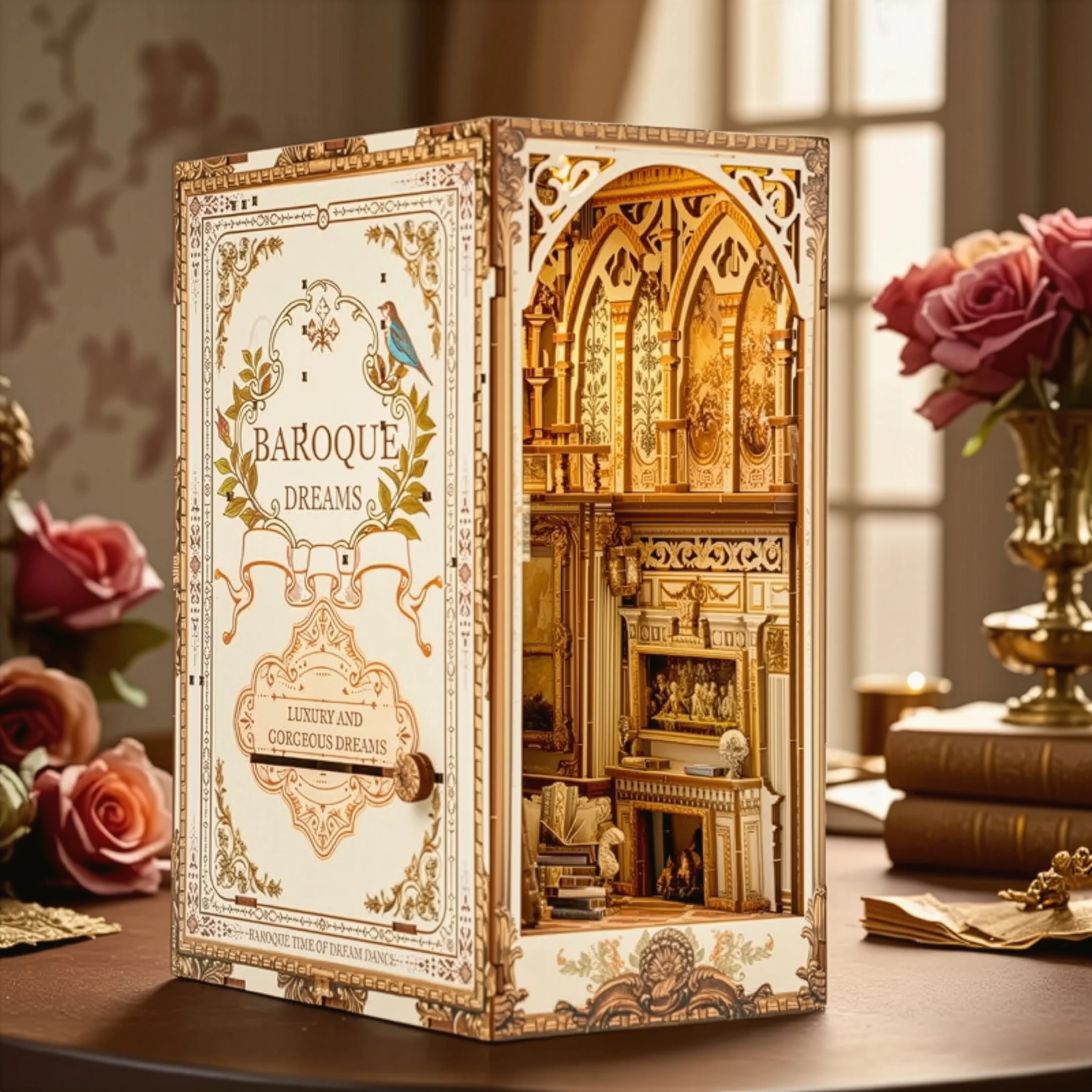 Baroque Dream Library | Book Nook DIY
