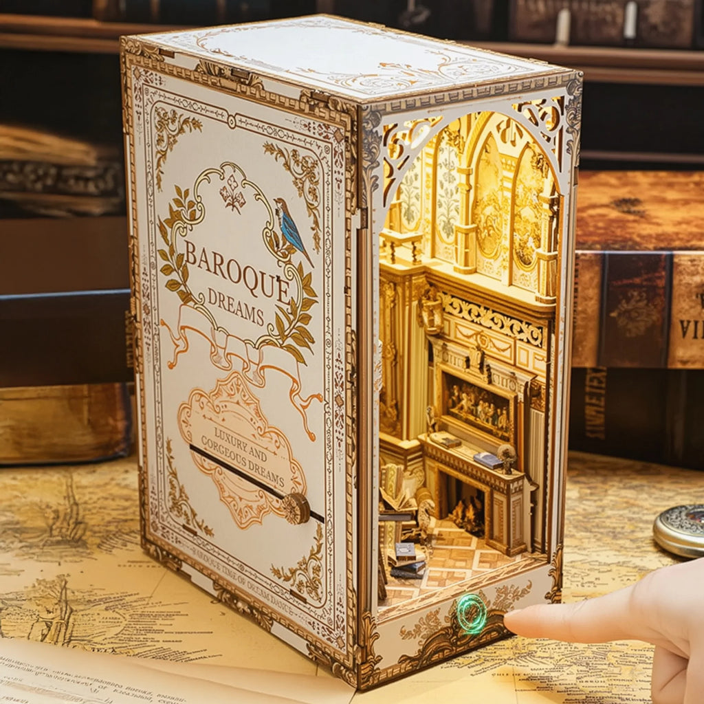 Baroque Dream Library | Book Nook DIY