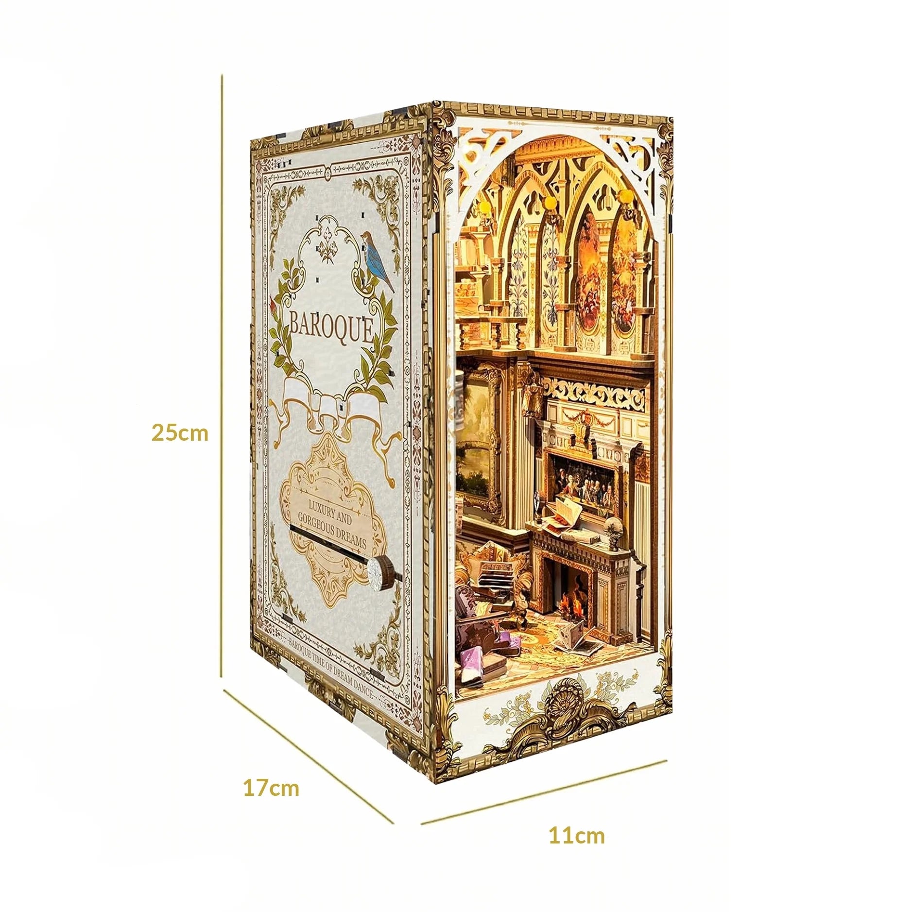 Baroque Dream Library | Book Nook DIY