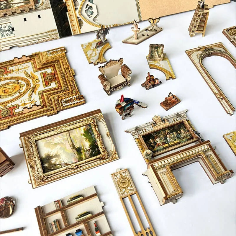 Baroque Dream Library | Book Nook DIY