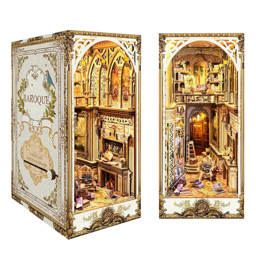 Baroque Dream Library | Book Nook DIY