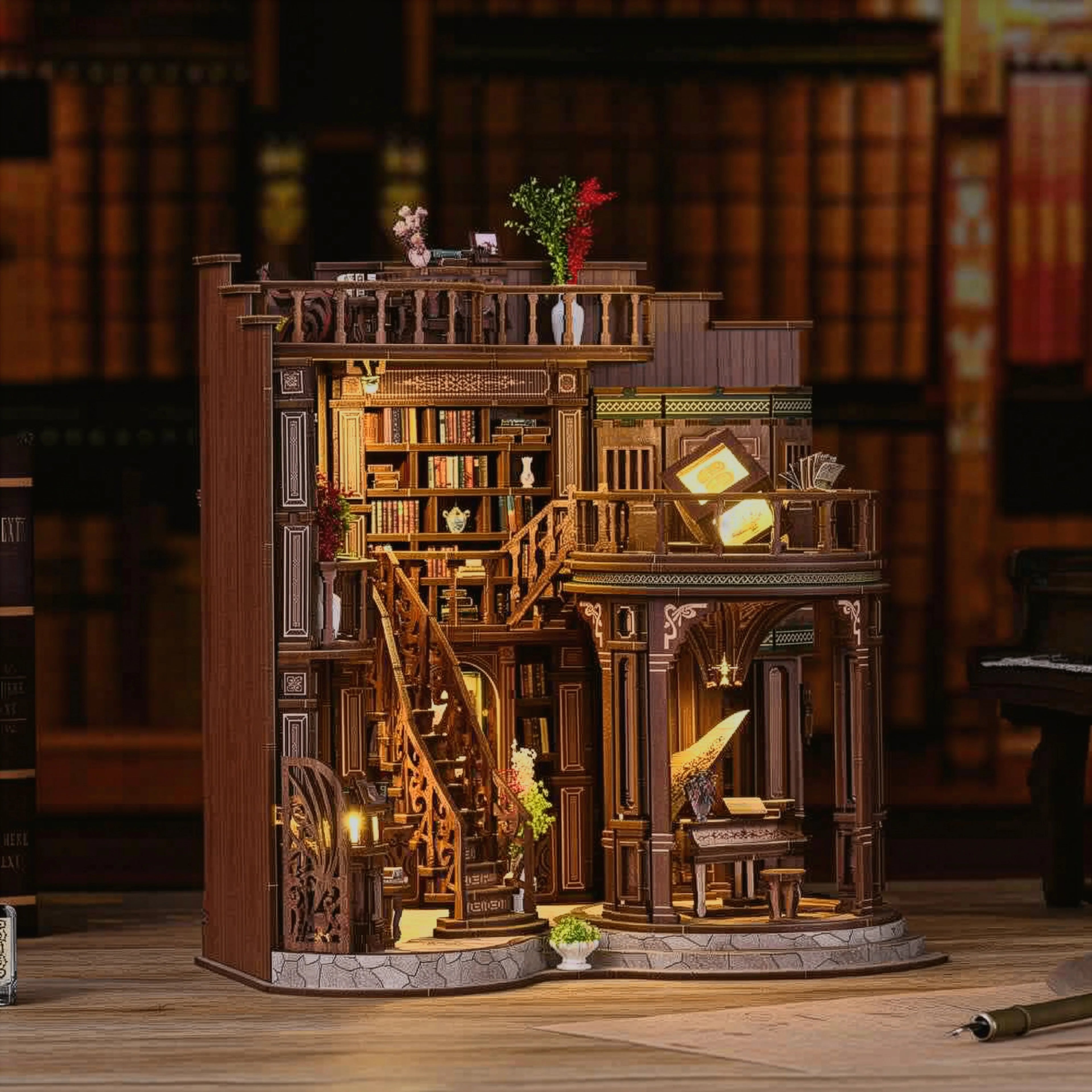 Dream Library | Miniature House DIY