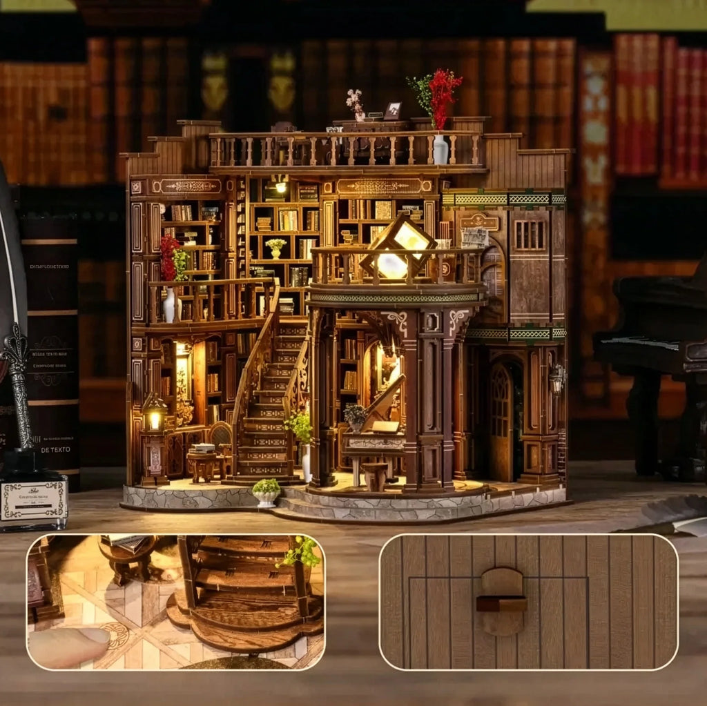Dream Library | Miniature House DIY