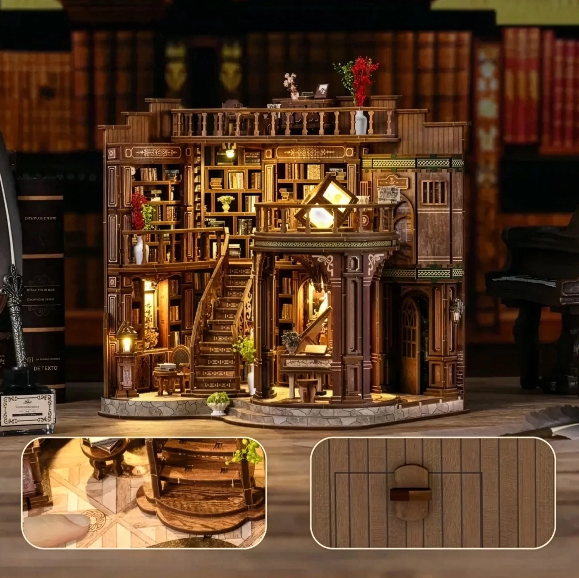 Dream Library | Miniature House DIY