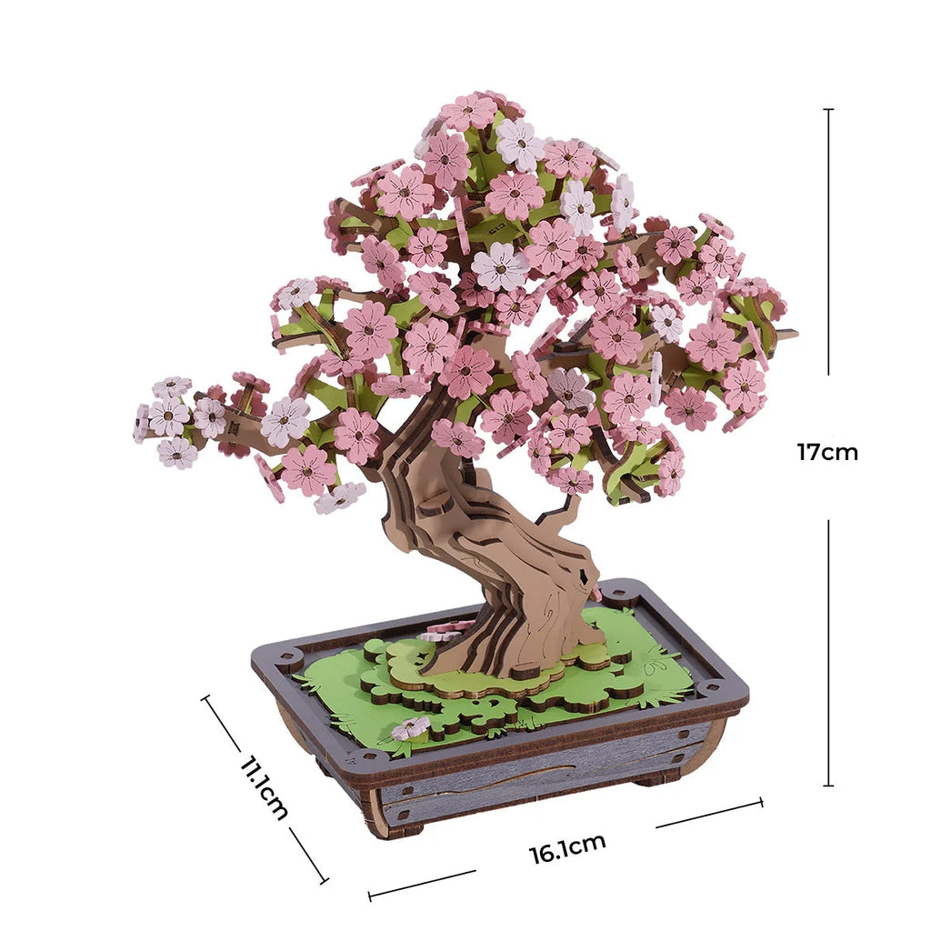 Sakura Cherry Blossom Bonsai | 3D Puzzle