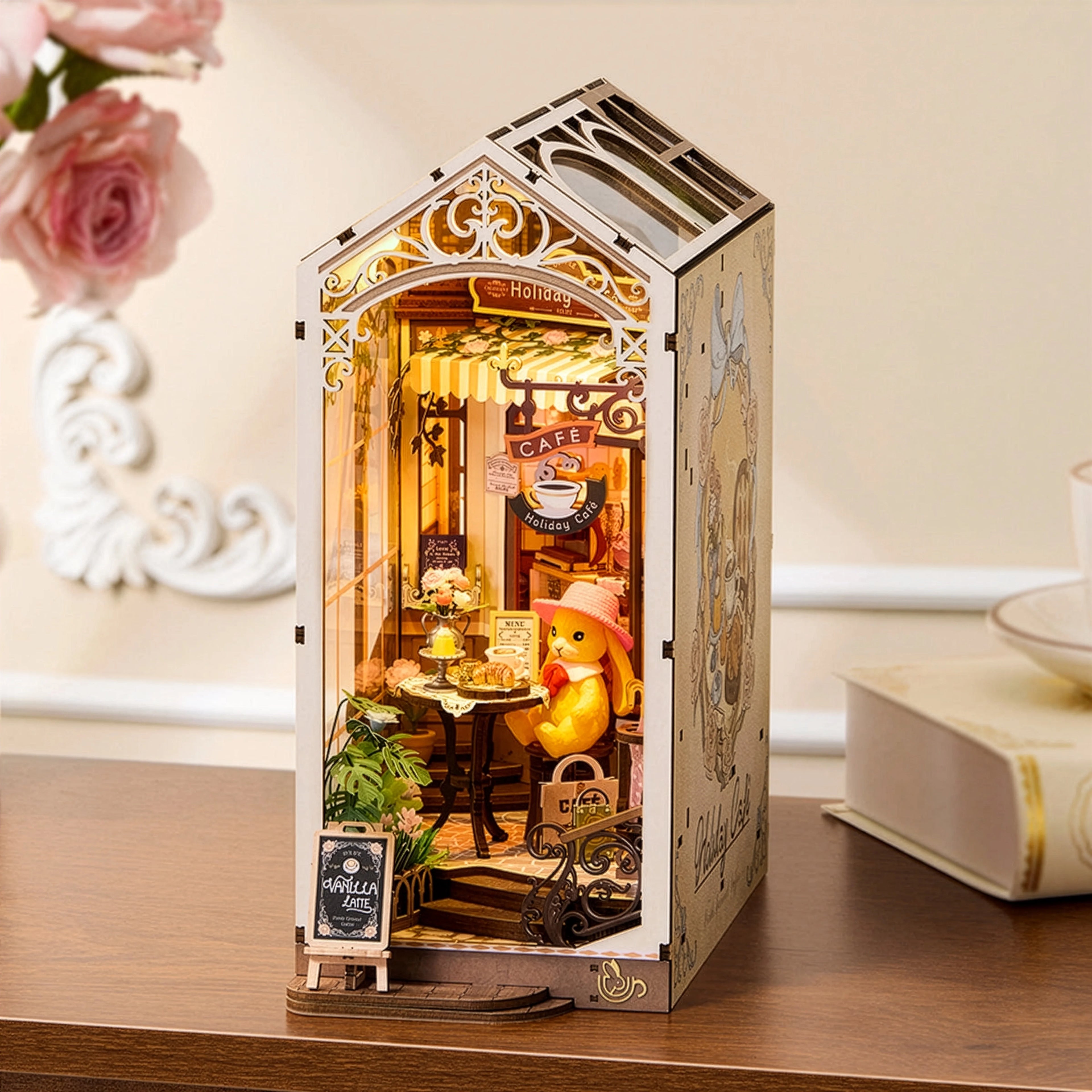 Charming Cafe | Book Nook DIY