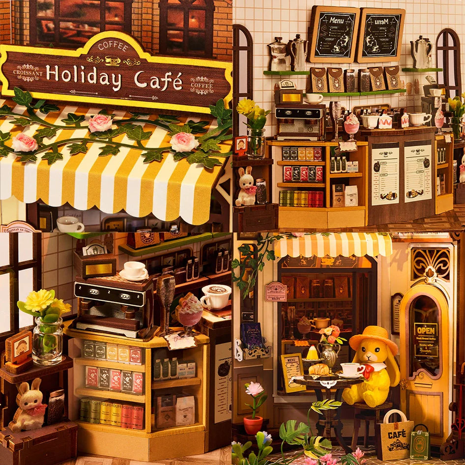 Charming Cafe | Book Nook DIY