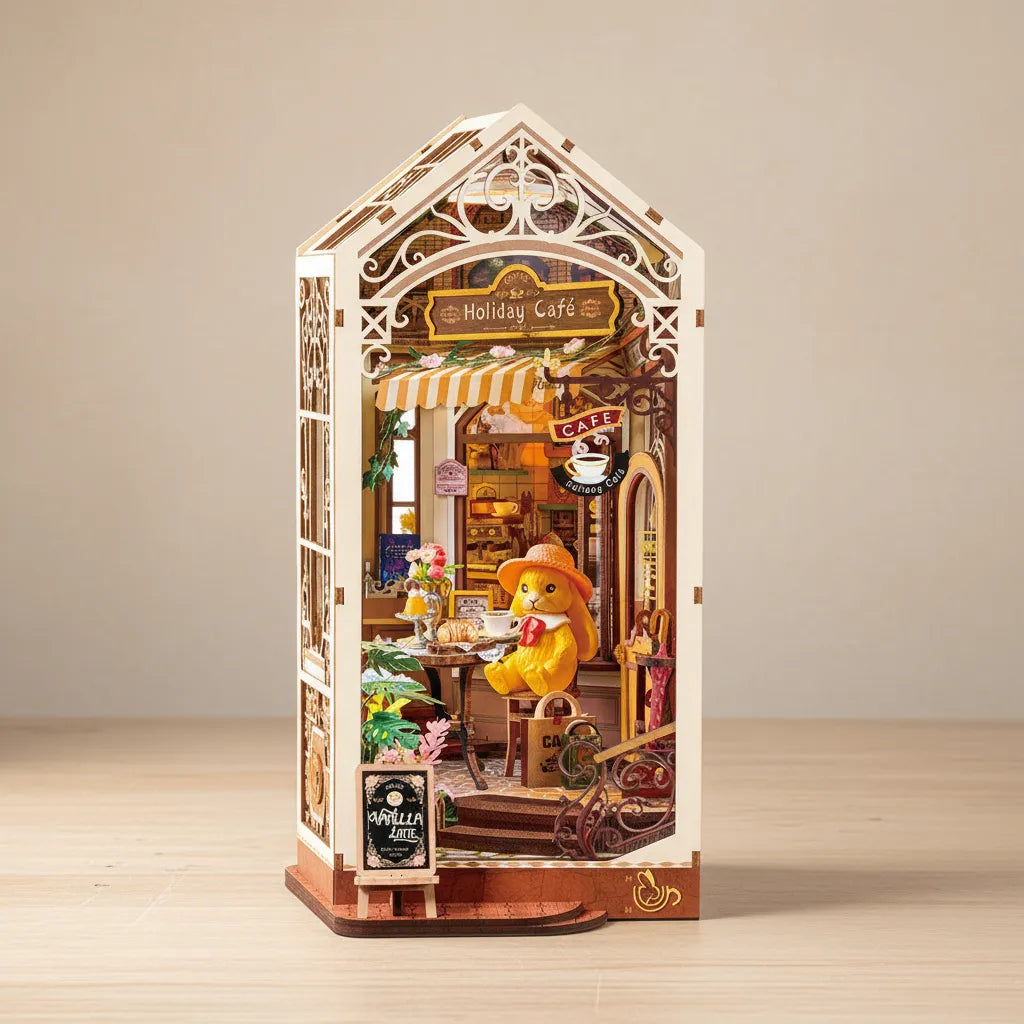 Charming Cafe | Book Nook DIY