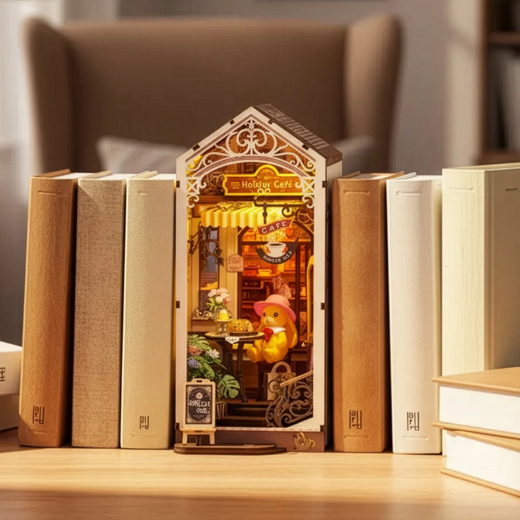 Charming Cafe | Book Nook DIY