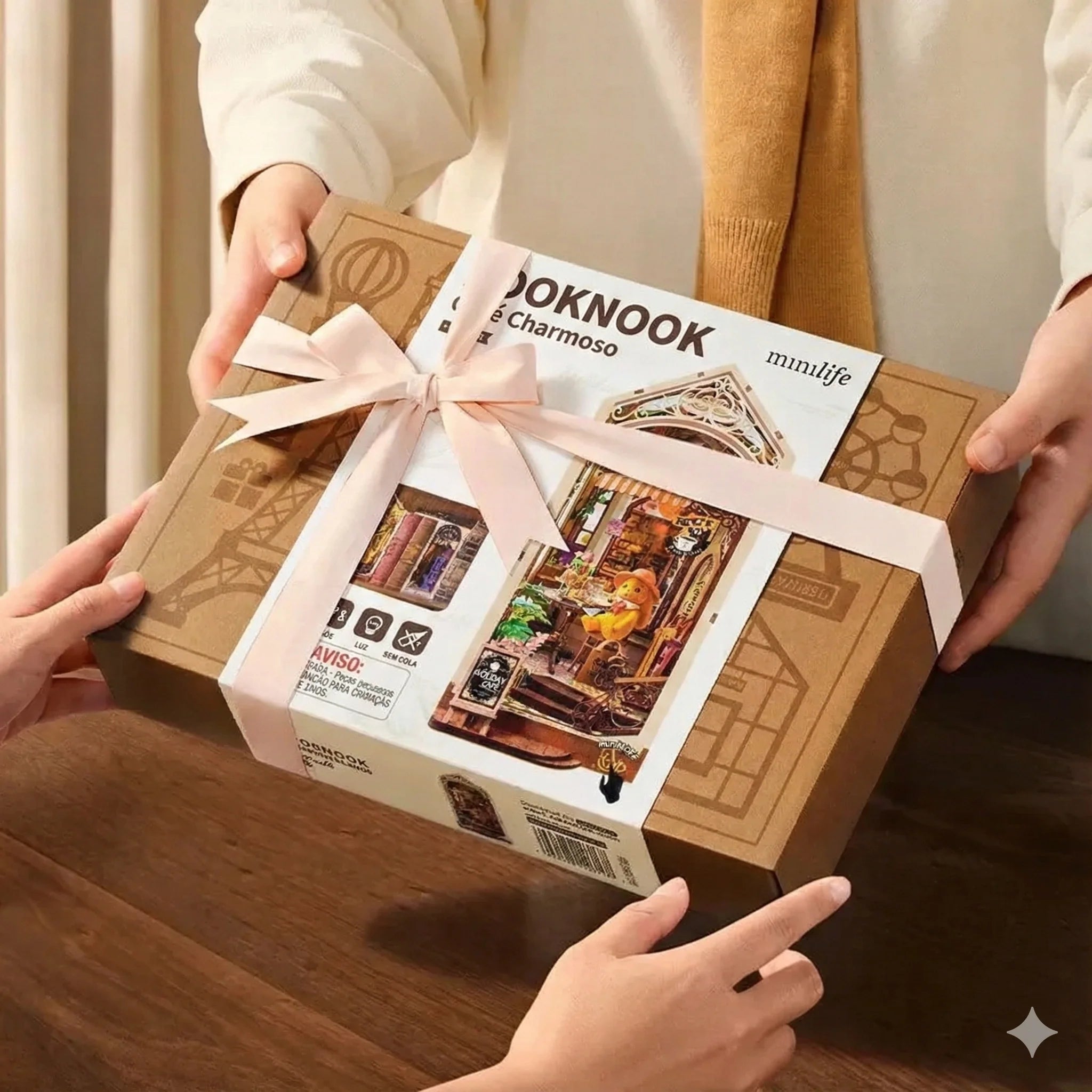 Charming Cafe | Book Nook DIY