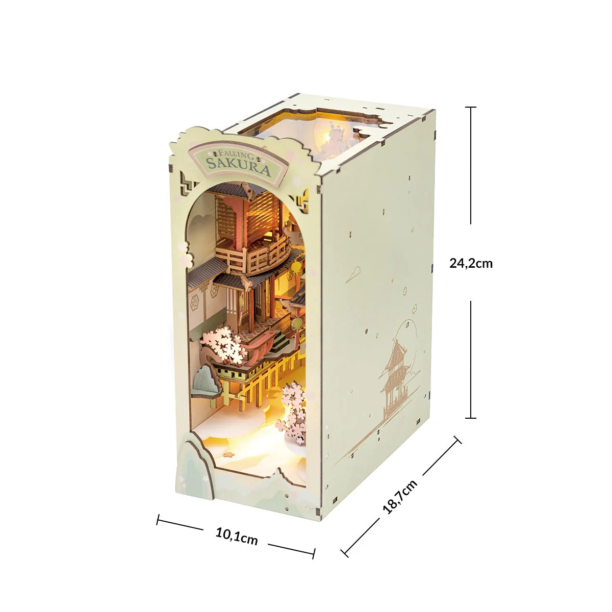 Cherry Blossom Path | Book Nook DIY