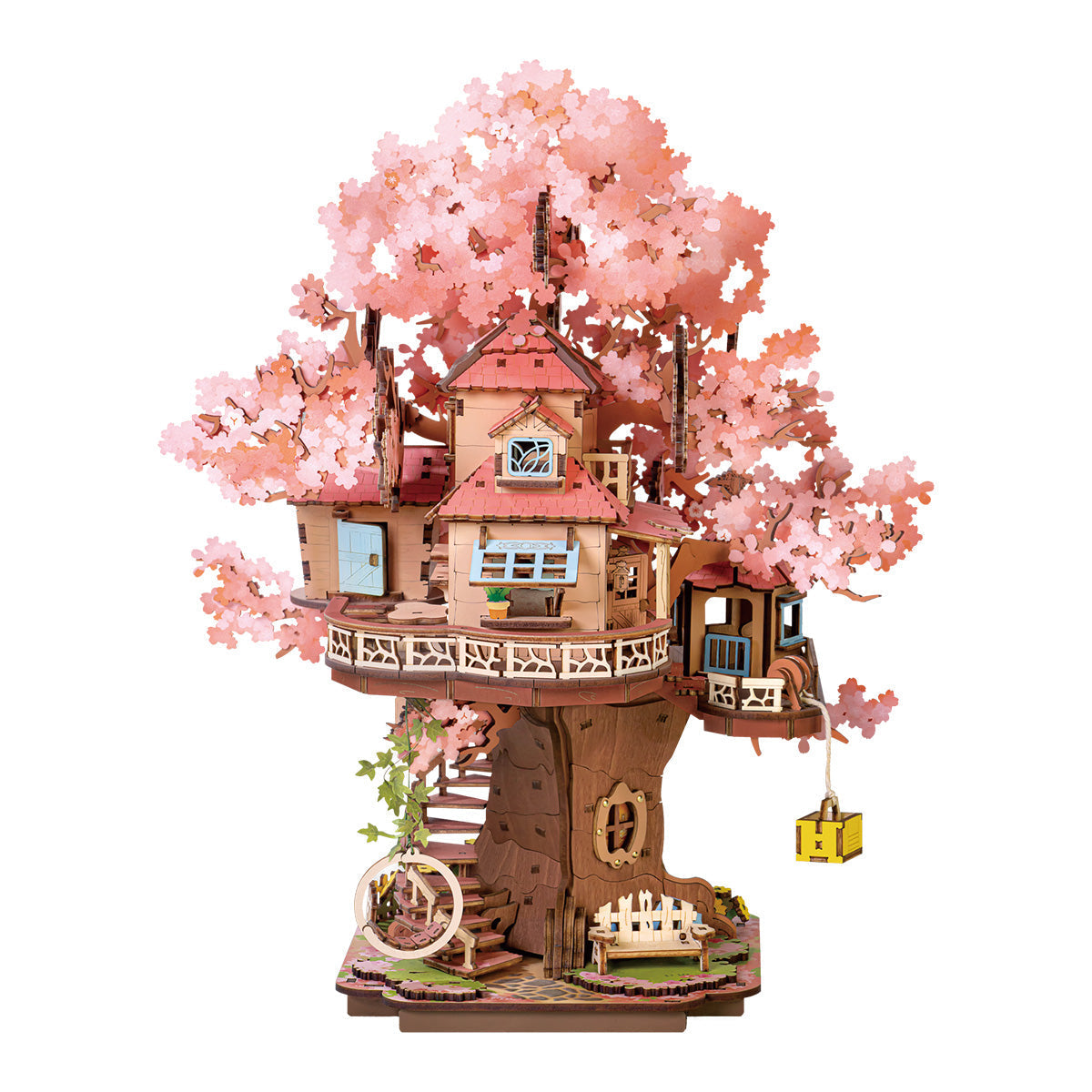 Cherry Blossom Treehouse | 3D Puzzle
