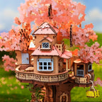 Cherry Blossom Treehouse | 3D Puzzle