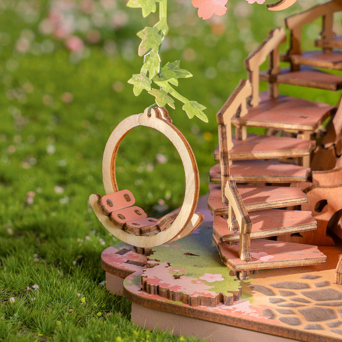 Cherry Blossom Treehouse | 3D Puzzle