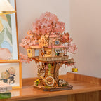 Cherry Blossom Treehouse | 3D Puzzle