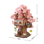 Cherry Blossom Treehouse | 3D Puzzle