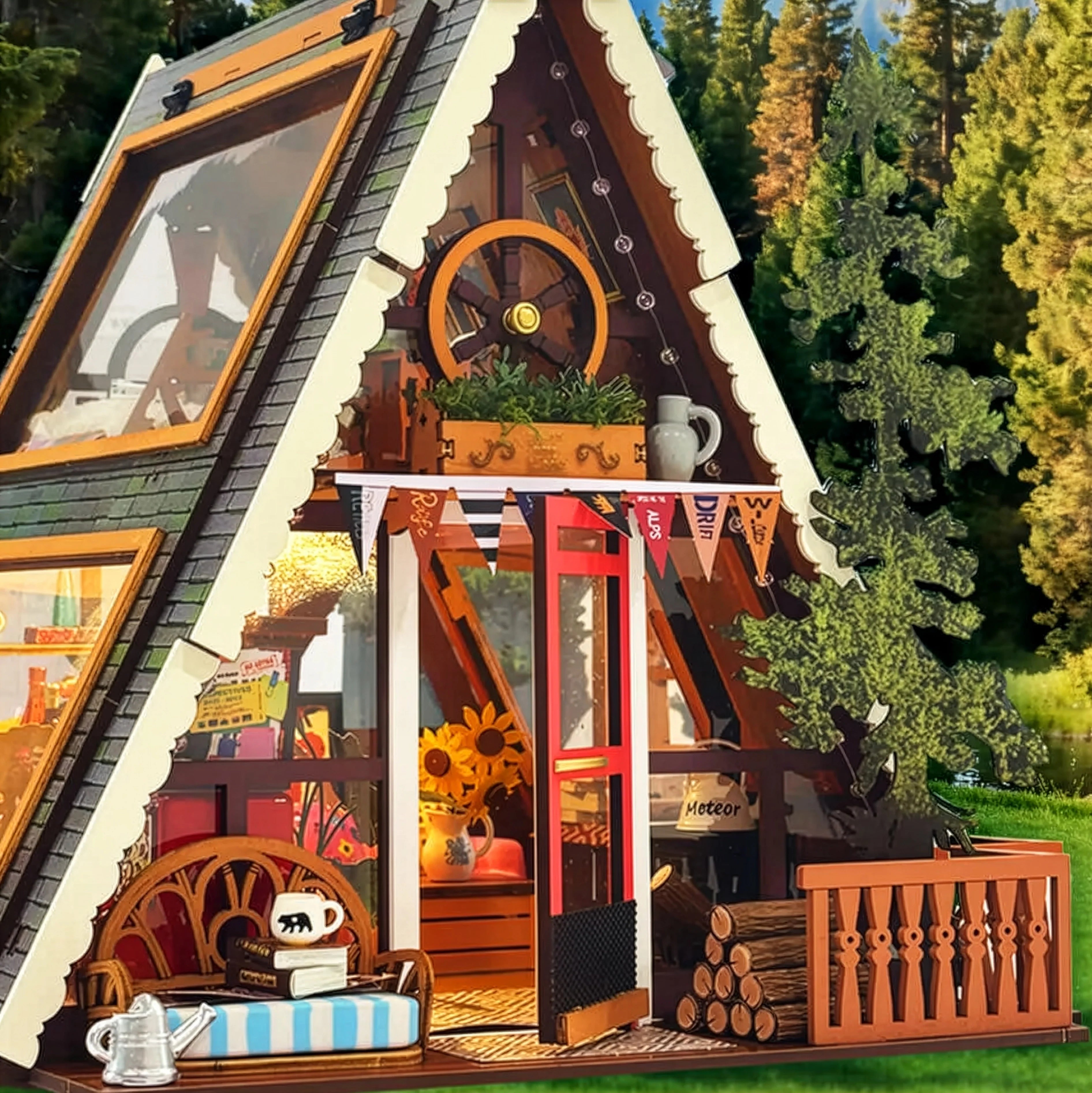 Swiss Chalet | Miniature House DIY
