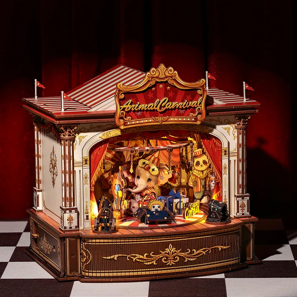 Musical Animal Circus | Miniature House DIY