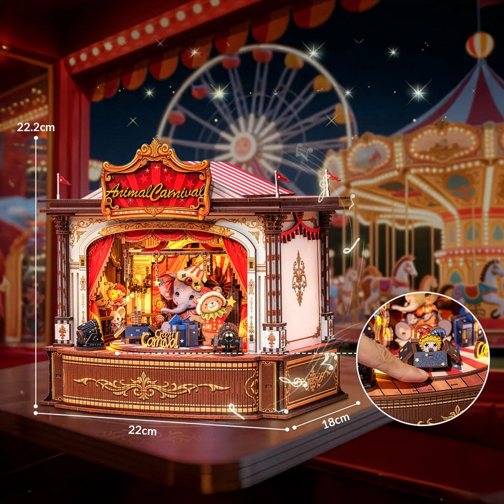 Musical Animal Circus | Miniature House DIY