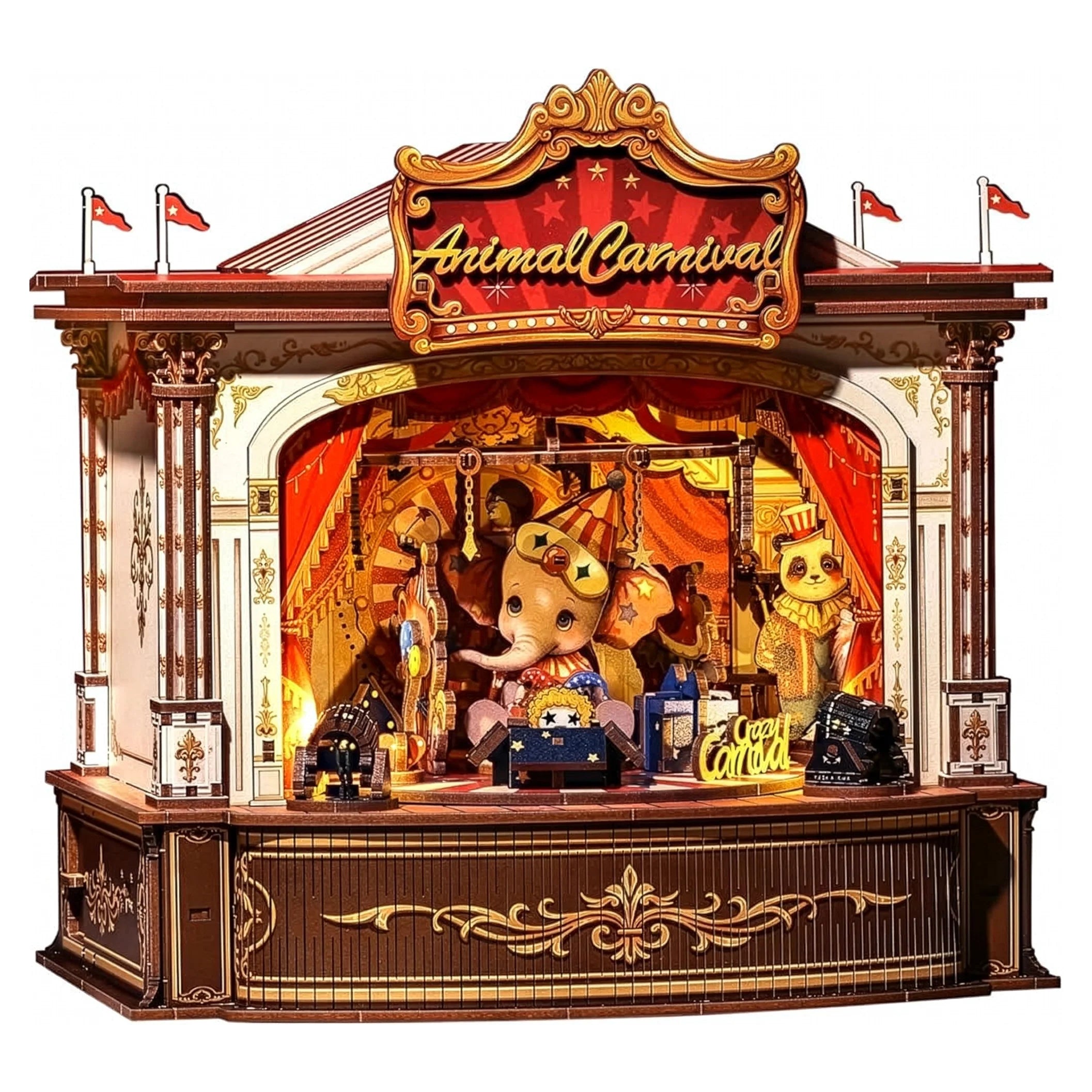 Musical Animal Circus | Miniature House DIY