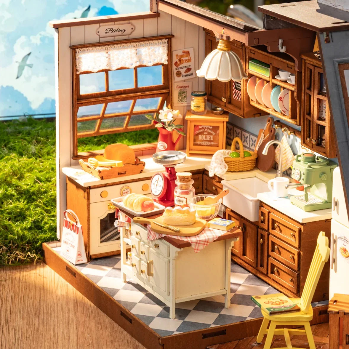 Vintage Kitchen | Miniature House DIY