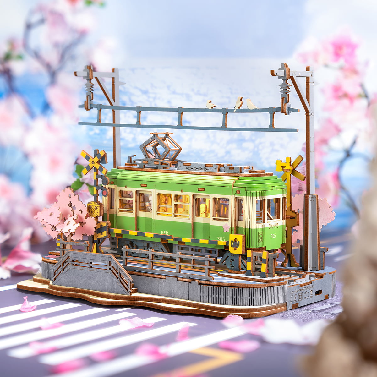 Cherry Blossom Journey Station | 3D Puzzle