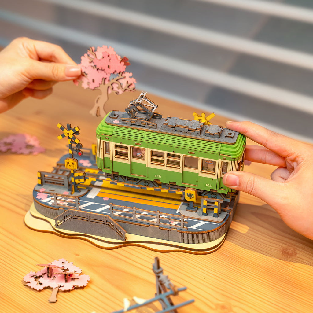 Cherry Blossom Journey Station | 3D Puzzle