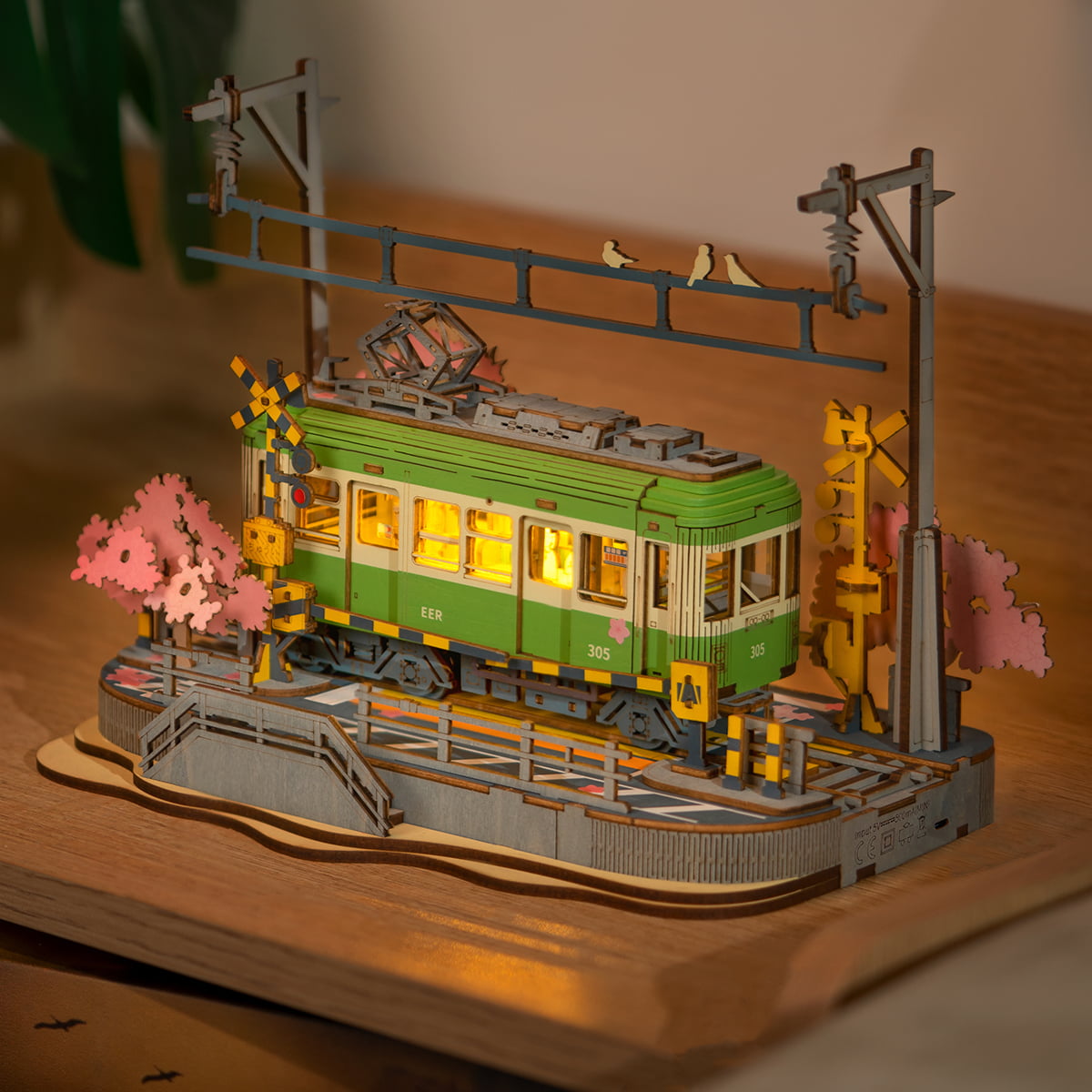 Cherry Blossom Journey Station | 3D Puzzle