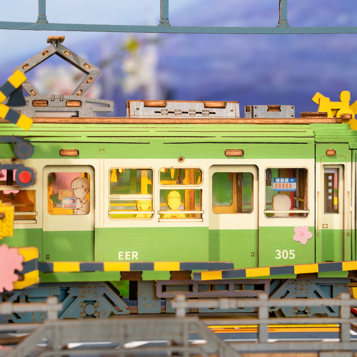 Cherry Blossom Journey Station | 3D Puzzle