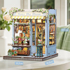 Anna’s Blue Flower Shop | Miniature House DIY