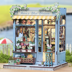 Anna’s Blue Flower Shop | Miniature House DIY