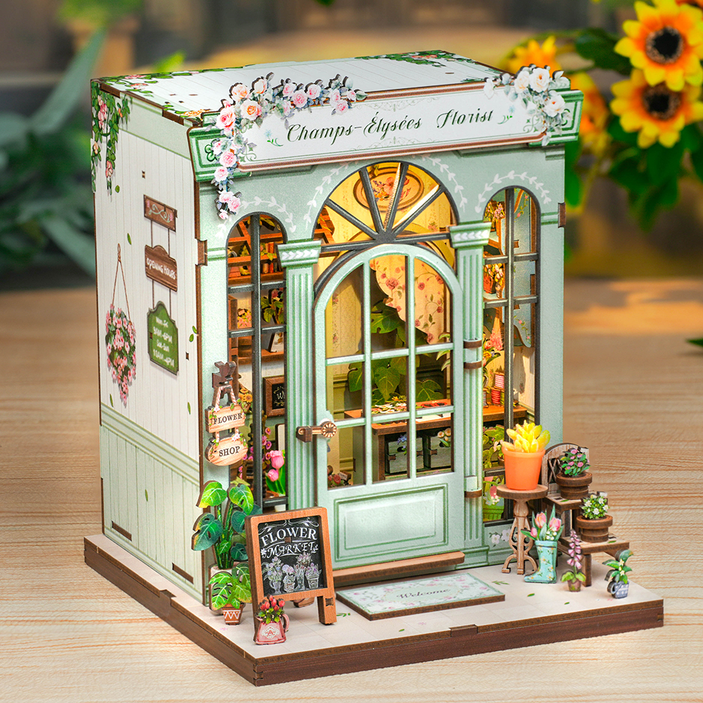 Champs-Élysées Flower Shop | Miniature House DIY