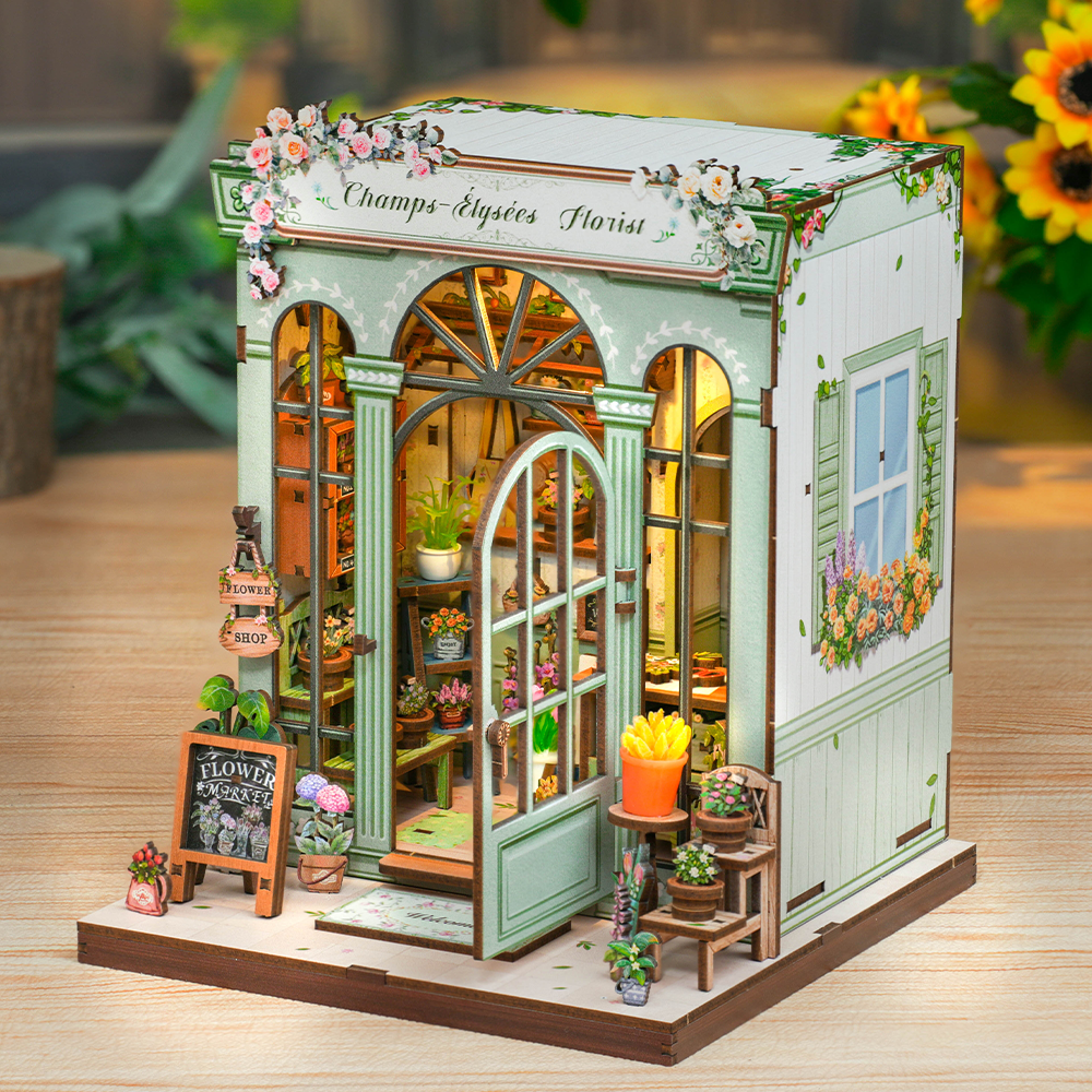 Champs-Élysées Flower Shop | Miniature House DIY