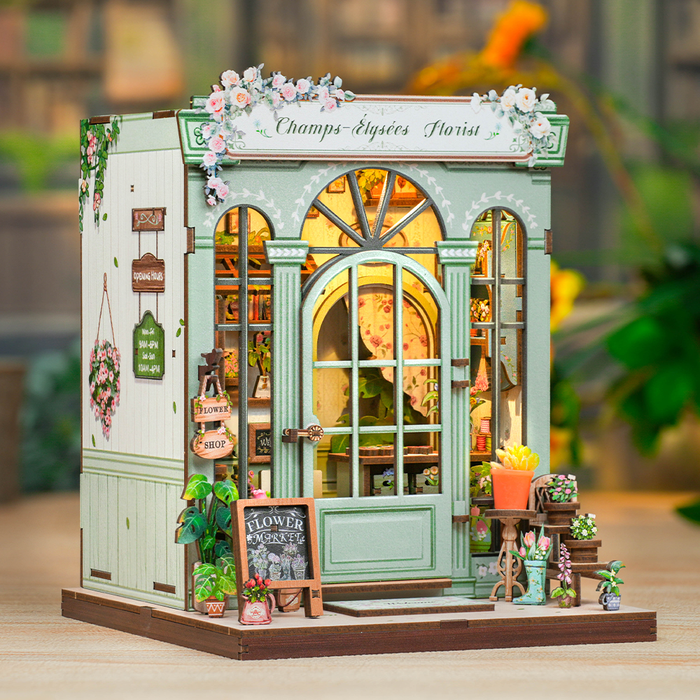 Champs-Élysées Flower Shop | Miniature House DIY