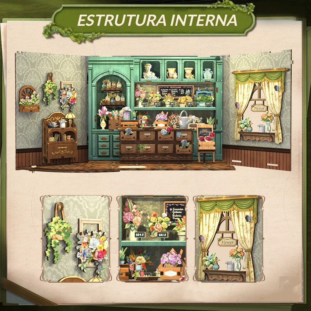 Enchanted Flower Shop | Miniature House DIY