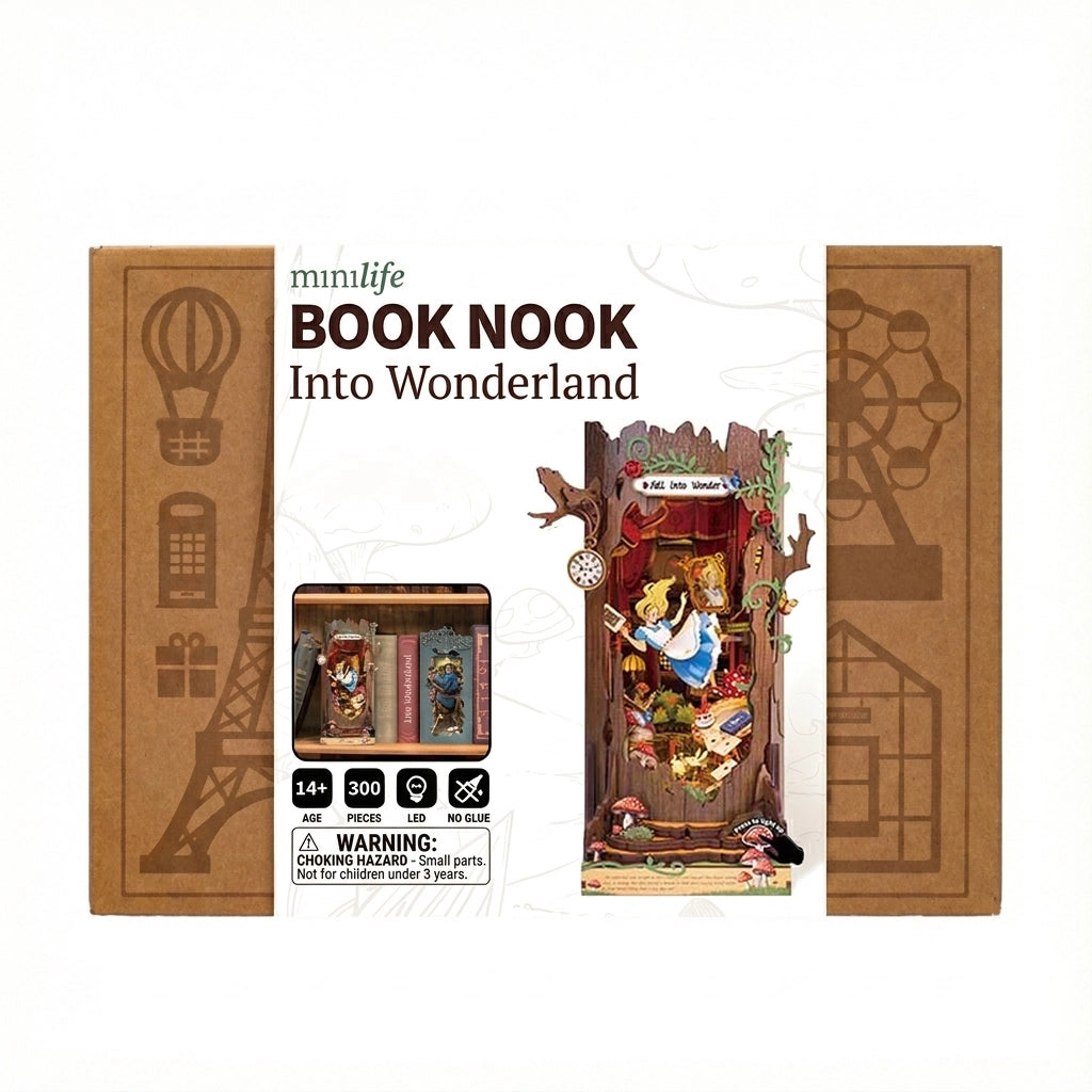 Into Wonderland | Book Nook DIY