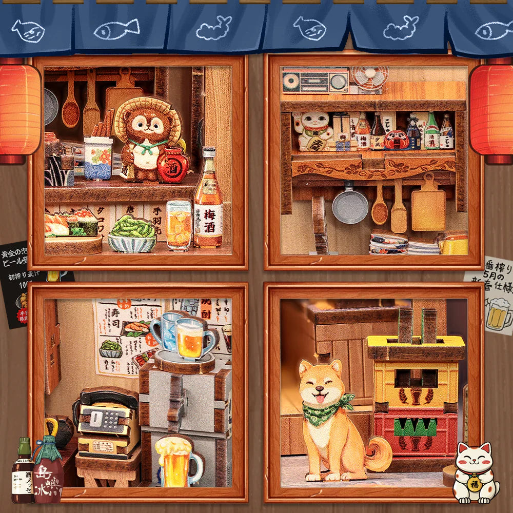 Japanese Izakaya Bar | Miniature House DIY