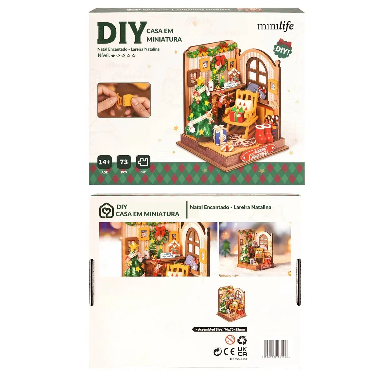 Fireplace Scene | Enchanted Christmas | Miniature House DIY