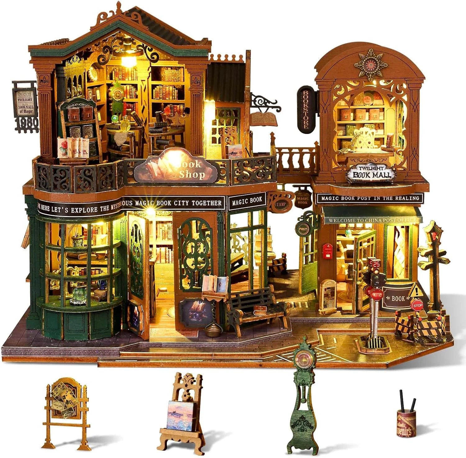Twilight Bookstore | Miniature House DIY