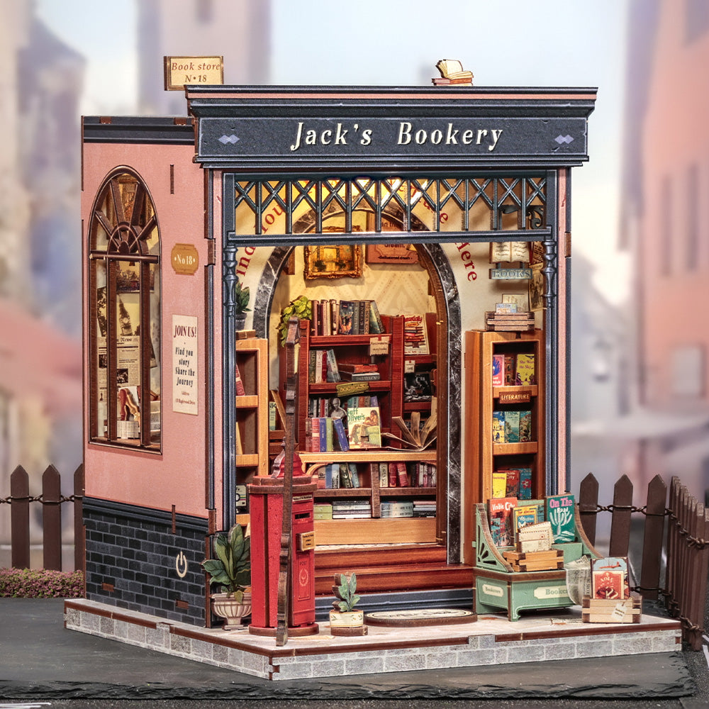 Jack’s Bookstore | Miniature House DIY