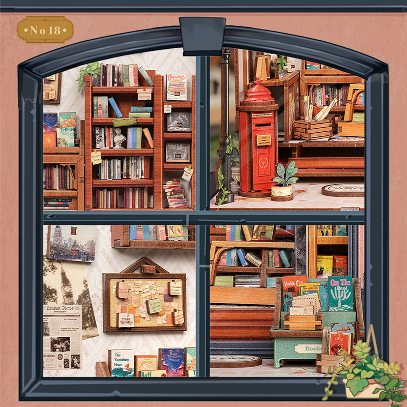 Jack’s Bookstore | Miniature House DIY