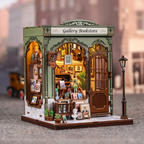 Bookstore & Art Gallery | Miniature House DIY
