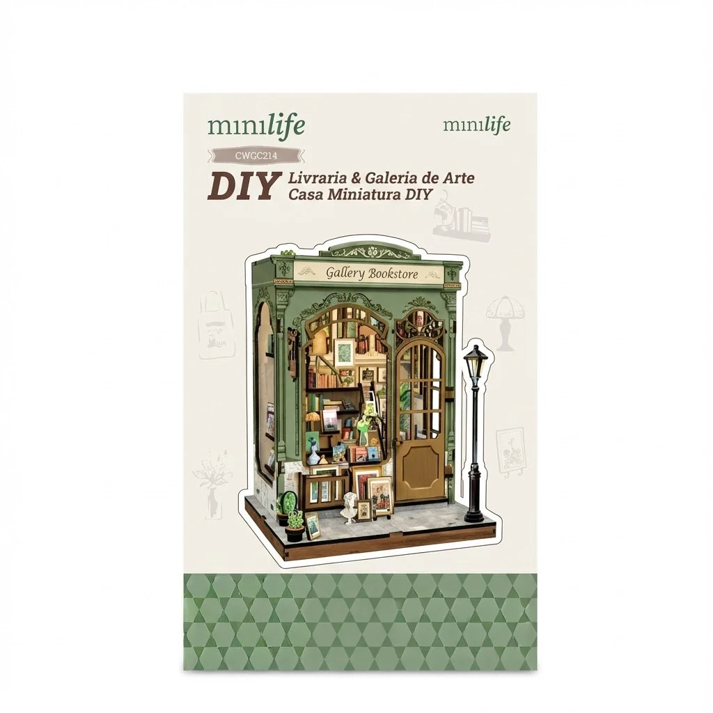 Bookstore & Art Gallery | Miniature House DIY